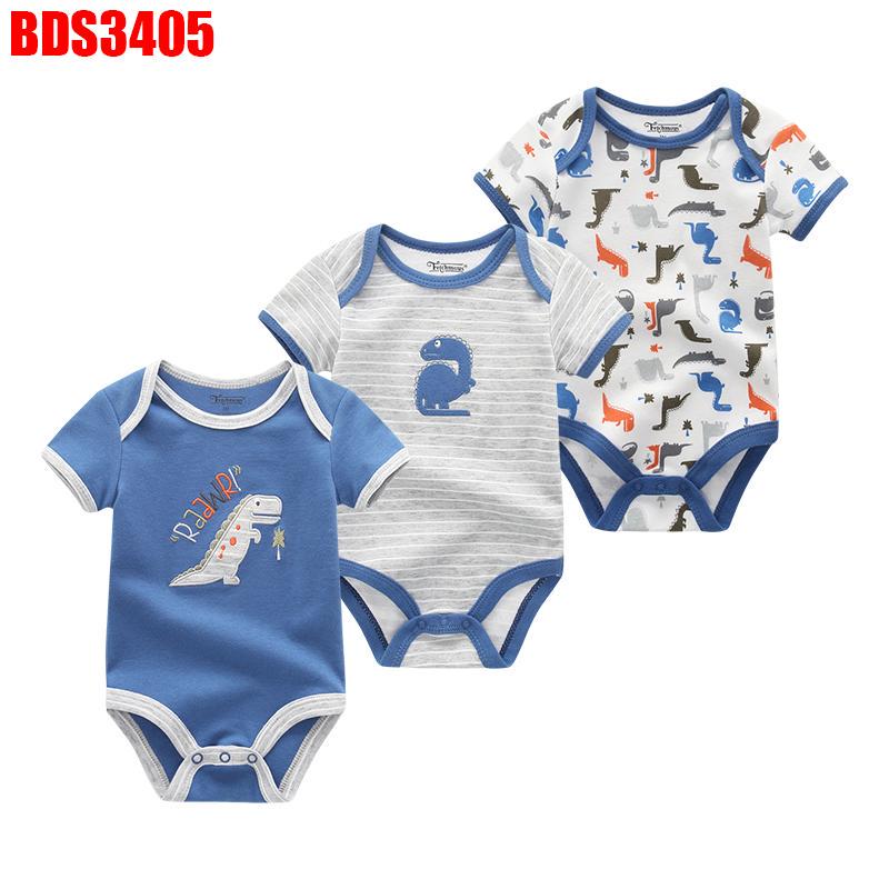 Одежда для новорожденных мальчиков и девочек, хлопковые ромперы