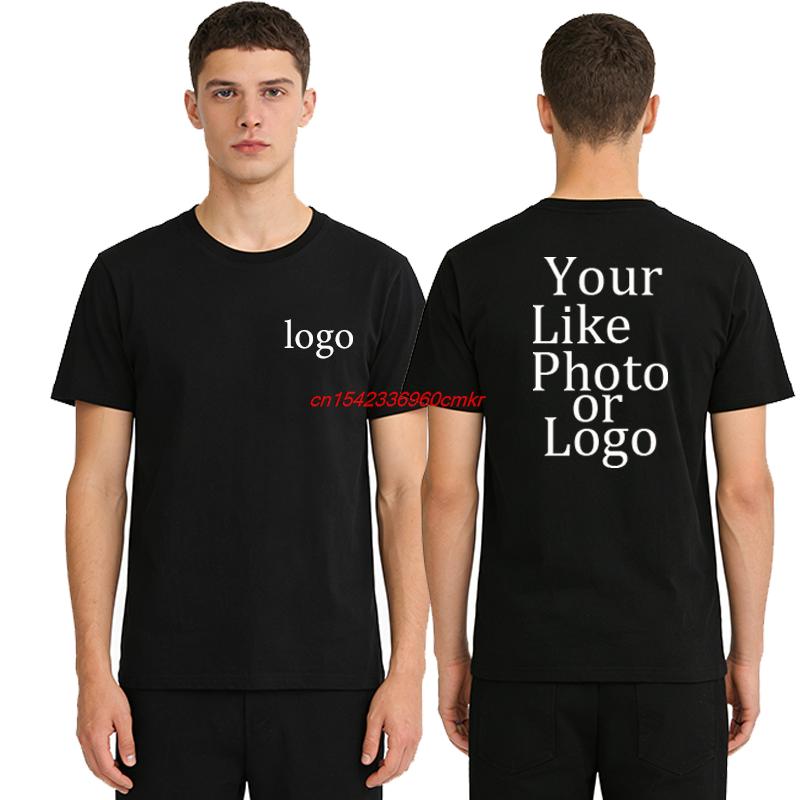 Custom T Shirt Your Design Logo Text Cotton Tshirt Personalized Gift Customized Your Design Tshirt Diy Unisex Print T Shirt