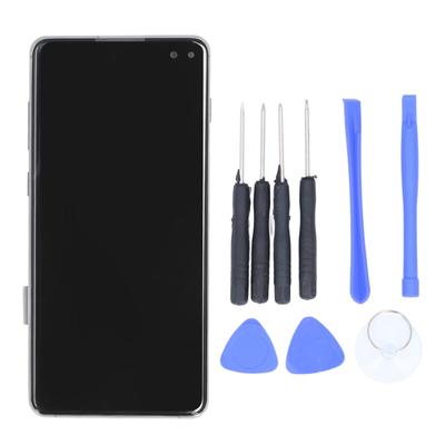 TFT Экран для телефона Galaxy S10 Plus Замена экрана Сенсорный дисплей Дигитайзер в сборе Запасные части для ремонта с рамкой