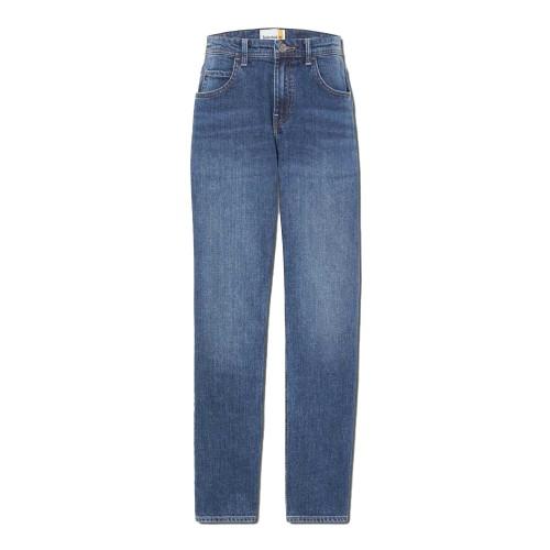 Timberland Mens Sandown Leather Badge 5 Pockets Slim Jeans