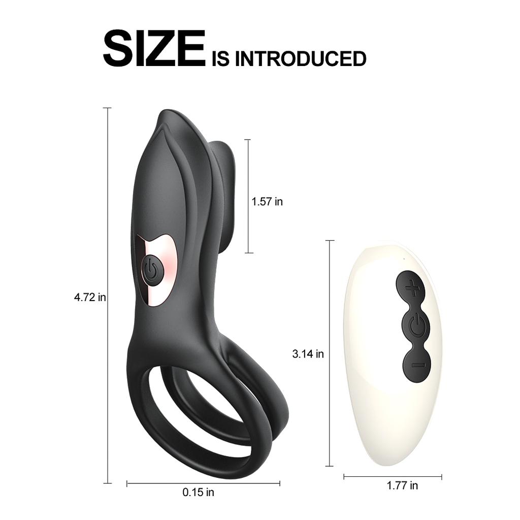 9-частотный вибратор, фаллоимитатор, кольцо, стимулирующий массажер, секс-игрушка для взрослых для мужчин