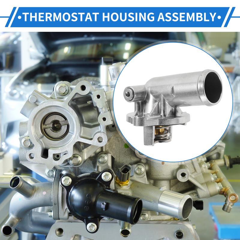 X Autohaux Coolant Thermostat Housing Assembly for Chrysler 300 2011-2024 No.5184977AE new