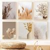 Nordic Autumn Landscape Poster Reed Daisy Plant Canvas Painting Pastoral Aesthetic Printing Picture Living Room Home Decoration