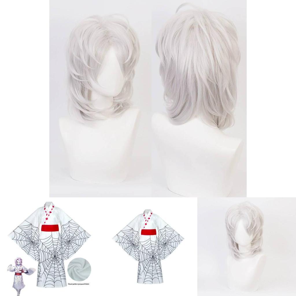 Костюм для косплея Demon Slayer Kimetsu No Yaiba Руи со спандексом для косплей-мероприятий на Хэллоуин