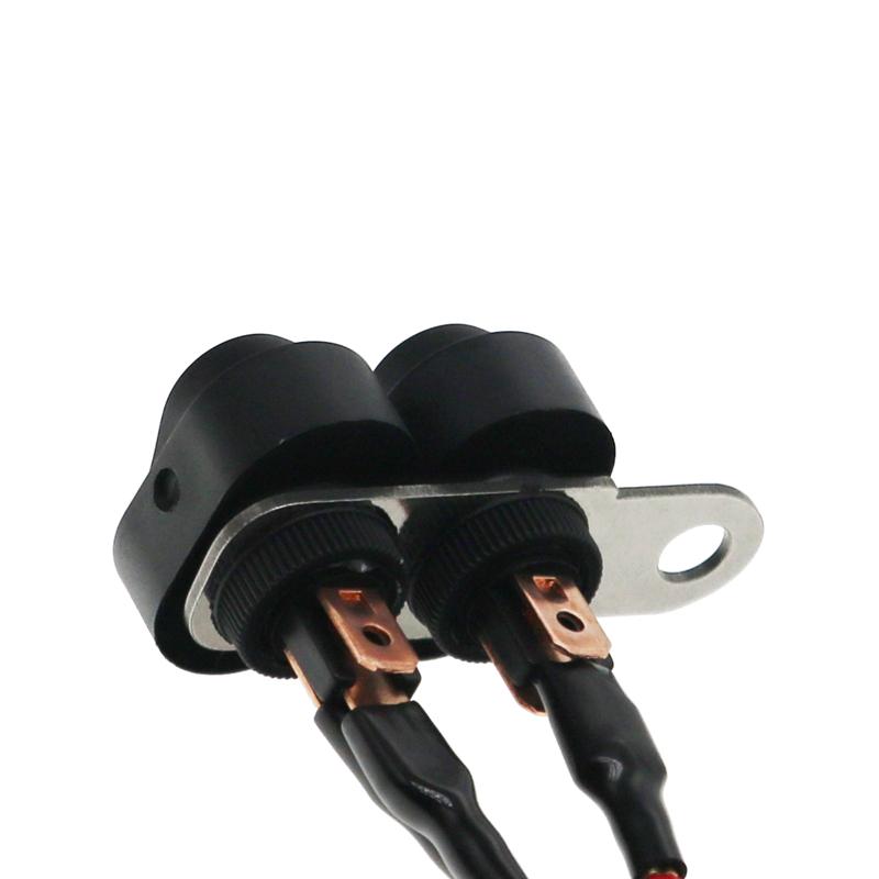 LMoDri большой объем мотоцикла скутер кронштейн из нержавеющей стали самоблокирующийся переключатель с красным индикатором