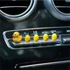 5PCS Car Mini Cute Screen Center Console Decoration Small Yellow Duck Rear Camera Car Decoration Accessories Interior Decoration