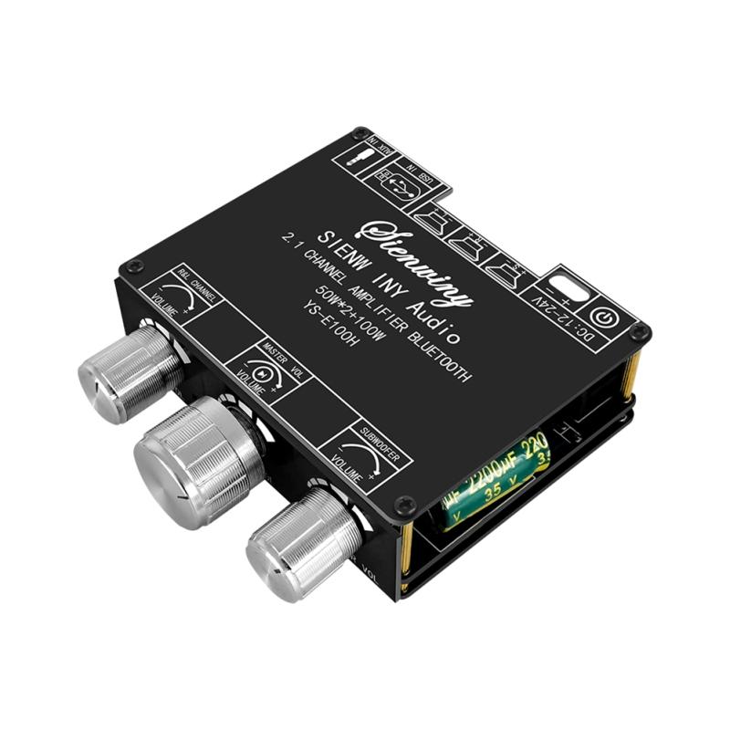 Ys-e100h 2.1-канальный Bluetooth-совместимый 5.1-канальный усилитель мощности звука сабвуфер с высоким низким тоном