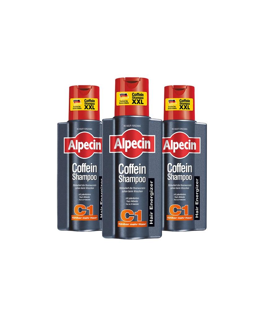 Alpecin Caffeine Shampoo C1 (Hair Strengthening) 375ml X 3