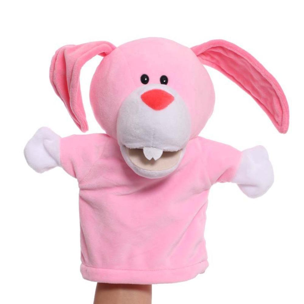 Stuffed Plush Hand Doll Appease Toys Hand Finger Puppets Kid Gifts Animal Hand Puppet Parent-child