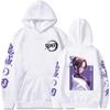 Anime Demon Slayer Harajuku Hoodies Men Women Long Sleeve Japan Manga Kochou Shinobu Aesthetic Graphics Winter Warm Sweatshirts
