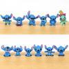 12pcs/set MINI Stitch Anime Figurine Dolls 3CM Cartoon Lilo and Stitch Action Figures Collectible Model Toys