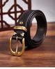 Belt Men'S Genuine Leather Brass Buckle First Layer Real Cowhide Retro Washed Belt Youth Handmade Versatile Casual Pants With Tide