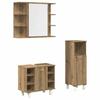 VidaXL Ensemble de meubles salle de bain 3 pcs bois d'ingénierie, armoire de salle de bain, placard de salle de bain, meuble 3328568