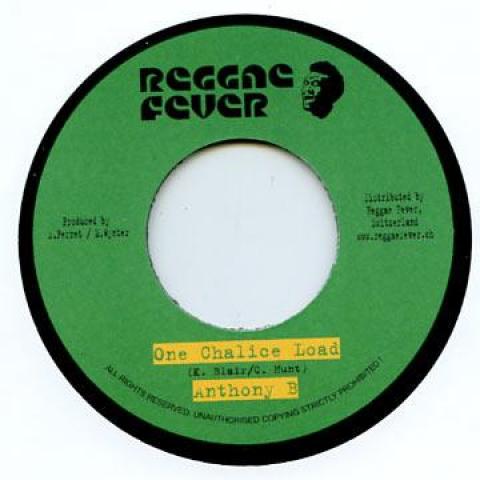 7-дюймовая пластинка ANTHONY B HIGH GRADE One Chalice Load Milk And Honey RF021 Reggae Fever 2012 Швейцария Регги Ска Даб Б/У