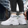 Мужские ботинки, новые повседневные модные мужские ботильоны, ретро-спортивные ботинки на платформе, увеличивающие высоту щиколотки, мужские ботинки на шнуровке для мужчин