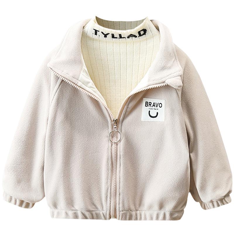 Флисовая куртка для мальчиков - зимняя коллекция 2023 года, теплый флис для осени/зимы