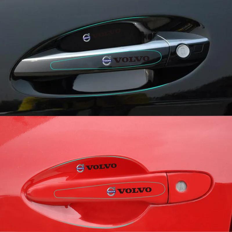 PVC Transparent Car Door Handle Wrist Bowl Trim Stickers For Volvo Xc60 Xc90 V40 V60 S60 V50 V90 S80 C40 XC40 V70 XC70 Rdesign