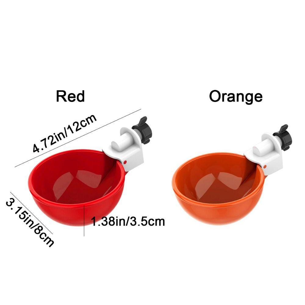8 шт. Пластиковая автоматическая поилка для кур Подвесная Простота установки Поилка для уток Большей емкости Поилка для домашней птицы Курятник