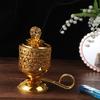 Handheld Gold Aromatherapy Furnace Decorative Metal Incense Stove Living Room