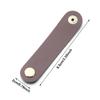 Cable Organizer Leather Wire Binding Data Cable Tie Management Bobbin Winder Marker Holder Tape Lead Straps Cord Holder