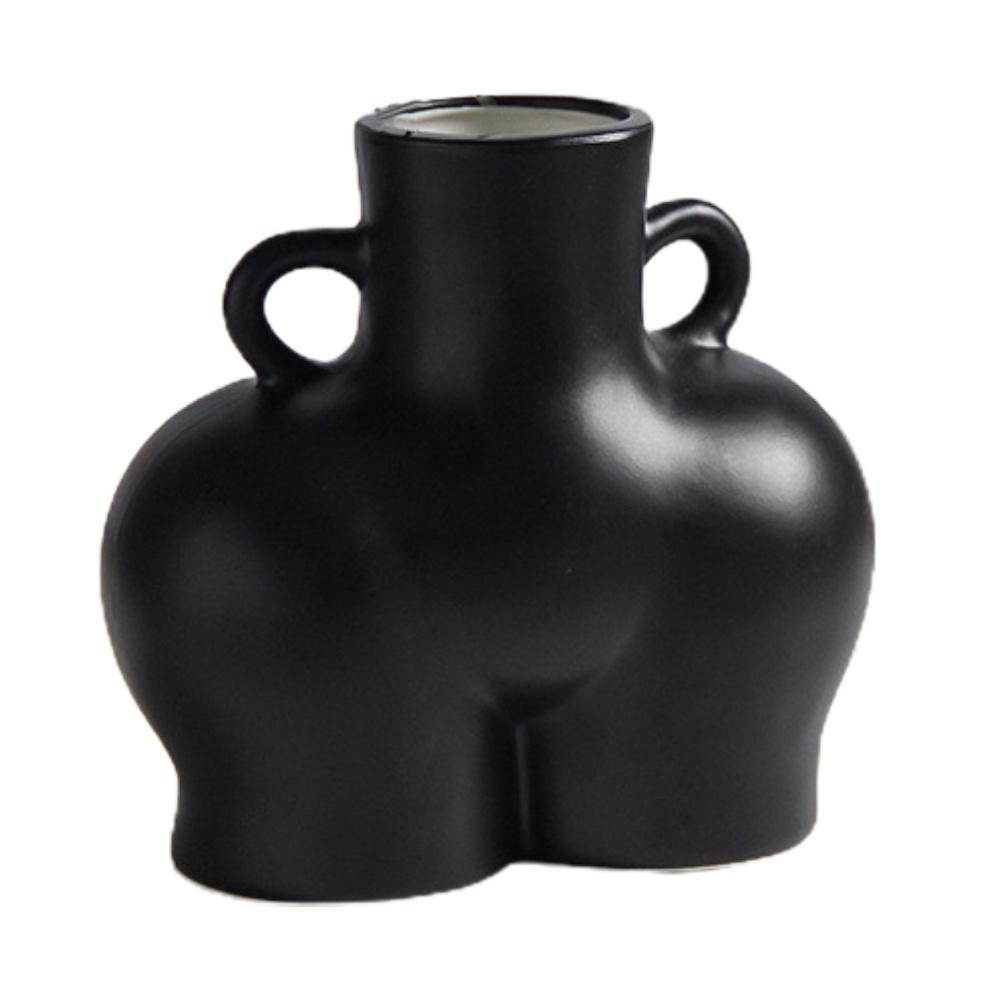 Женская ваза с обнаженным дном, женское обнаженное тело, цветочный горшок, керамический декор