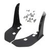 Pair of Front Bumper Corner Spoiler Black Prevent Collision Front Side Corner Winglet for Mustang