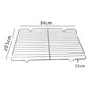Stainless Steel Mat Net Grid Shape Rectangle Grill Grilling Mesh Net BBQ Tools Grill Mesh Net 30*20.5*1.5cm/41*20.5*1.5cm Parts