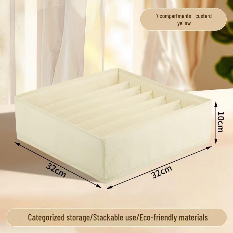 Складной ящик для хранения нижнего белья и носков с разделителями – Органайзер для ящика для бюстгальтеров и трусиков
