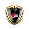 2026 Car 3D Emblem Stickers Fender Rear Trunk Body Badge Decoration Decal For 4HGUE S A8 Q1 Q2 Q3 TT RS Sline Quattro TTRS Accessories