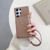 Чехол-кошелек Samsung S26 Ultra с ремешком на запястье - Подходит для S25 Plus, моделей S20