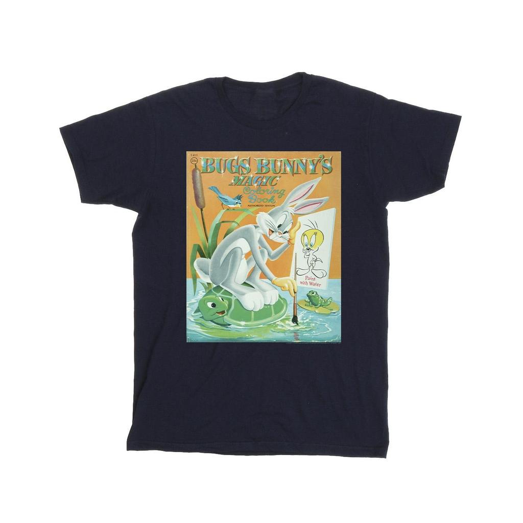 Looney Tunes Mens Bugs Bunny Colouring Book T-Shirt
