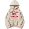 The Black Keys NRNF Худи с длинным рукавом Флис Мужская толстовка с капюшоном Повседневная Унисекс Уличная одежда Тяжелый Ментальный Стиль Пуловер