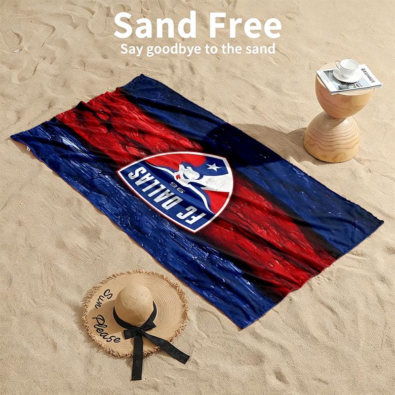 FC Dallas Beach towels also serve as bath towels summer essential a musthave for the outdoors the beach and the pool