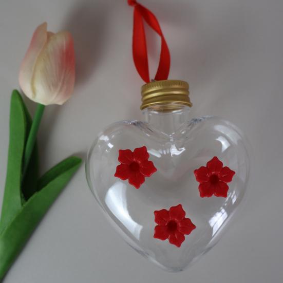 Mason Jar Hummingbird Feeder for Outdoors Hanging Leak Proof Hummingbird Feeder with 3 Feeding Ports for Patio Garden Decor