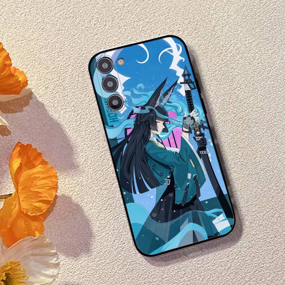 Чехол для телефона Hoshimi Miyabi из игры ZZZ, черный силикон, мягкий, для Samsung Galaxy A73, A72, A71, A70, A53, A52, A51