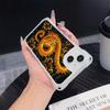 Ae77 Dragon Design Art Soft Phone Cases for iPhone 16 15 14 13 12 11 Pro Max 7 8 Plus XR XS Max with Wrist Strap Lanyard Corner Protection Back Cover