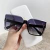 Lovely Rimless Square Sunglasses Women Men Designer Brand Sun Glasses Female Male Casual Gradient Mirror