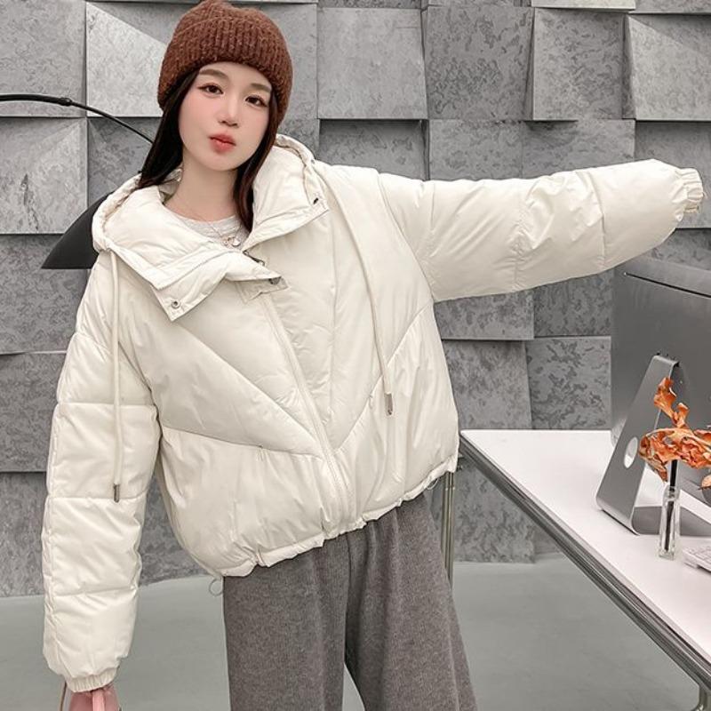 Korean Style Winter Short Padded Coat Women Loose Thickened Trendy Jacket