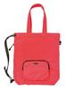 1315 Foldable Lightweight Water Repellent 3WAY Rucksack Tote Bag SN CEOROO Delta CEOROO 03 Coral [Rootote] Packable-B