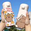 420ML Capybara Insulated Water Bottle Stainless Steel Children's Sport Watter Bottle Outdoor