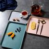 Anti Slip Plastic Food Tray Serving Tray Large Medium