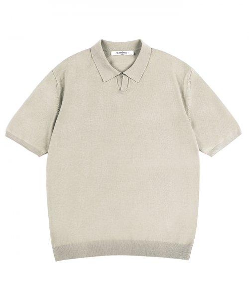 AVANDRESS Daniel Вязаный топ с открытым воротником и короткими рукавами - 9 цветов