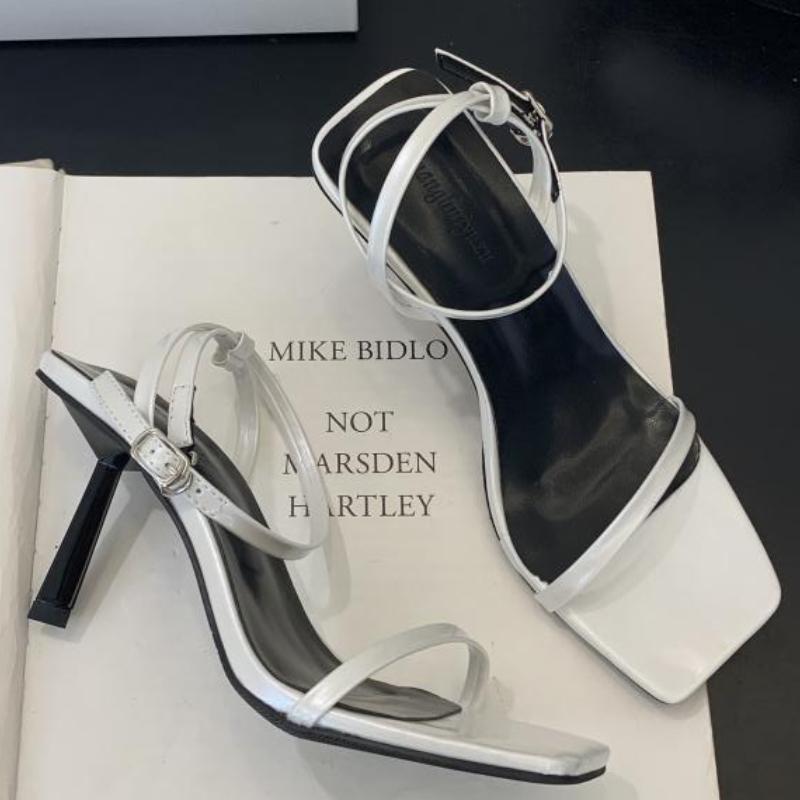 Summer Elegant High Heeled Sandals Women Sexy Slingback Narrow Strap Pumps Luxury Party Women Brand Designer Shoes Women Shoes