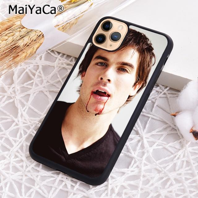 Дневники вампира кровь деймон Чехол для телефона для iPhone 17 Air 16 pro max 15 14 plus 12 13 Защитный чехол coque