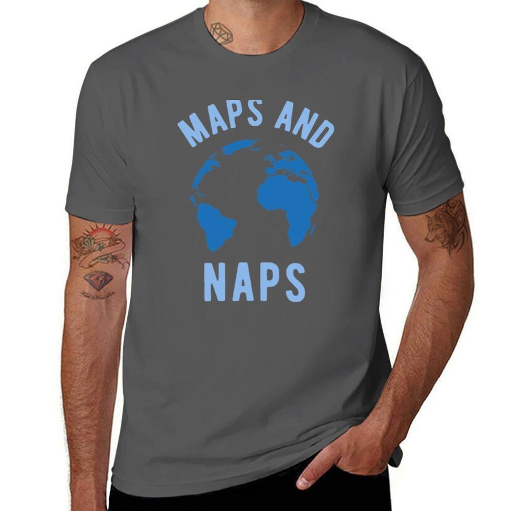 Maps And Naps Geography Teacher Tshirt Ultra Soft Breathable Tee Top