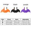 Black/Purple/Orange Cat Bat Wings Harness with Bell Dog Wings Costumes  Photo Props