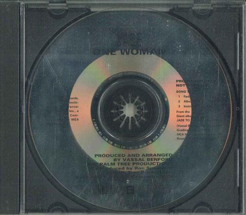 CD JADE Одна Женщина PROCD6004 GIANT 1993 США SoulFunk Б/у