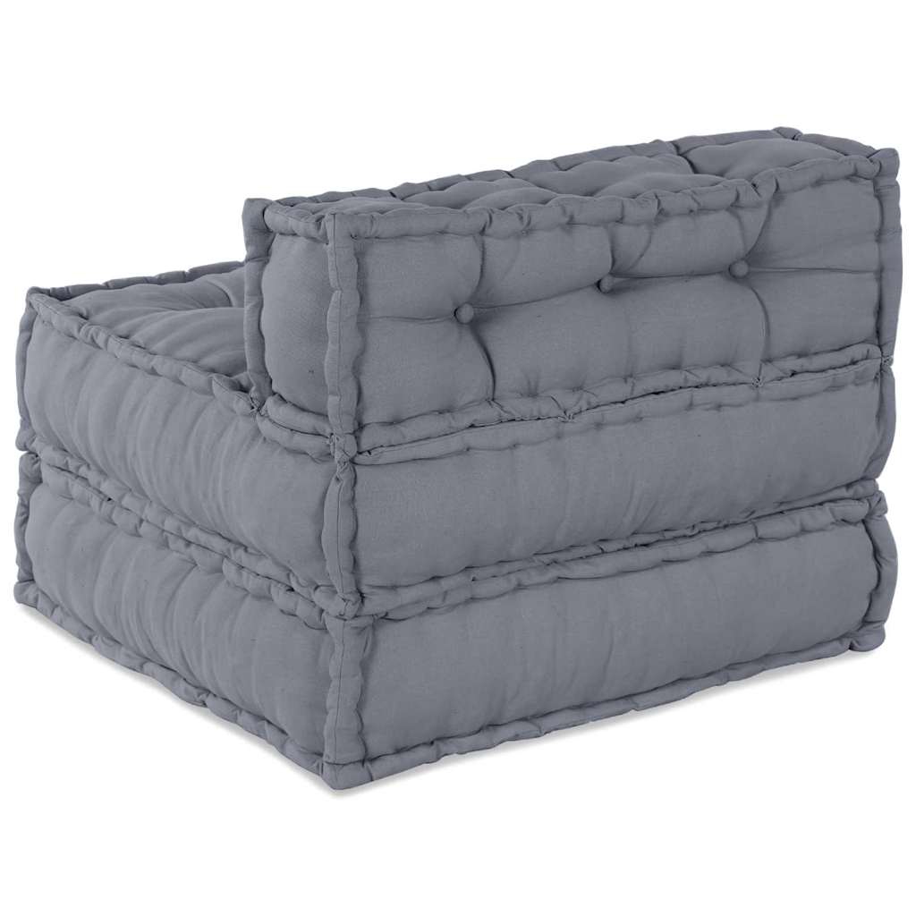 Modular Sofa Set Gray 70 x 70 x 56 cm Fabric
