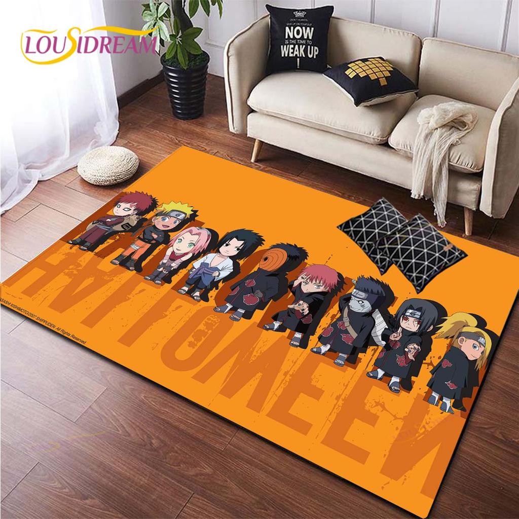 Anime Naruto Carpet Kids Carpets Living Room Tea Table Mats Bedroom Rug Washable Floor Mats Household Area Mat Dinosaur Rug