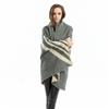 Autumn and Winter Genuine Geometric Pattern Soft Oblique Striped Scarf, Women's Shawl